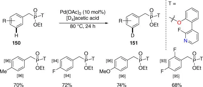 Scheme 264 meta CH deuteration of phosphonates Source Modified from Xu et - фото 130