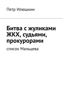 Петр Илюшкин Битва с жуликами ЖКХ, судьями, прокурорами. Список Мальцева обложка книги