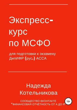 Надежда Котельникова Экспресс-курс по МСФО для подготовки к экзамену ДипИФР обложка книги