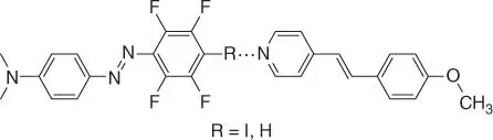 Figure 118The first example of a photoactive halogen bonding LC developed by - фото 22