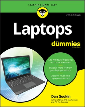 Dan Gookin Laptops For Dummies обложка книги