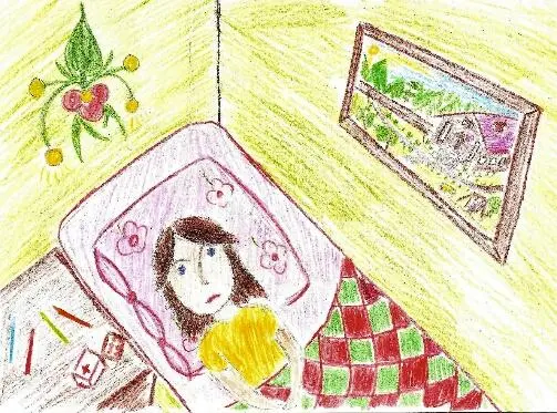 Перед сном как всегда мама читала Оленьке сказку а когда она закончила - фото 22