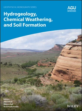 Allen Hunt Hydrogeology, Chemical Weathering, and Soil Formation обложка книги