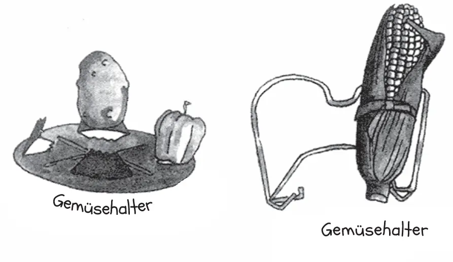 Abbildung 25 Gemüsehalter sind praktische Grillutensilien Grillkörbe Wir - фото 31