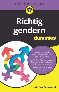 Lucia Clara Rocktäschel Richtig gendern für Dummies обложка книги