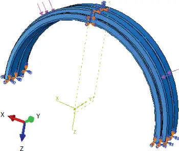 Figure 48 Pressure armors load and boundary conditions Material properties - фото 101