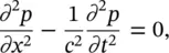 where p is the sound pressure x is the coordinate and t is the time This - фото 209
