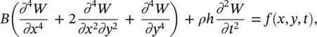 where W xyt is the instantaneous transverse displacement ρ is the - фото 189