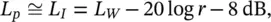 where L Wis the sound power level of the source and r is the distance in - фото 296