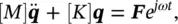 where Fis an n dimensional complex column vector of dynamic amplitude forces - фото 140