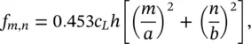 where f mnis the characteristic modal frequency Hz and c Lis the - фото 196