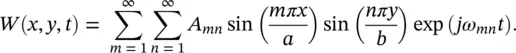 Note that for a square plate a b ω mn ω nm Therefore modes mn and - фото 198