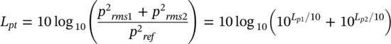 327 where L ptis the combined sound pressure - фото 244