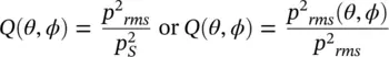 the ratio of the meansquare sound pressure at distance r to the spaceaveraged - фото 315