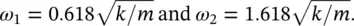 Note that Eq 232has four roots the additional two being ω 1and ω 2 - фото 134