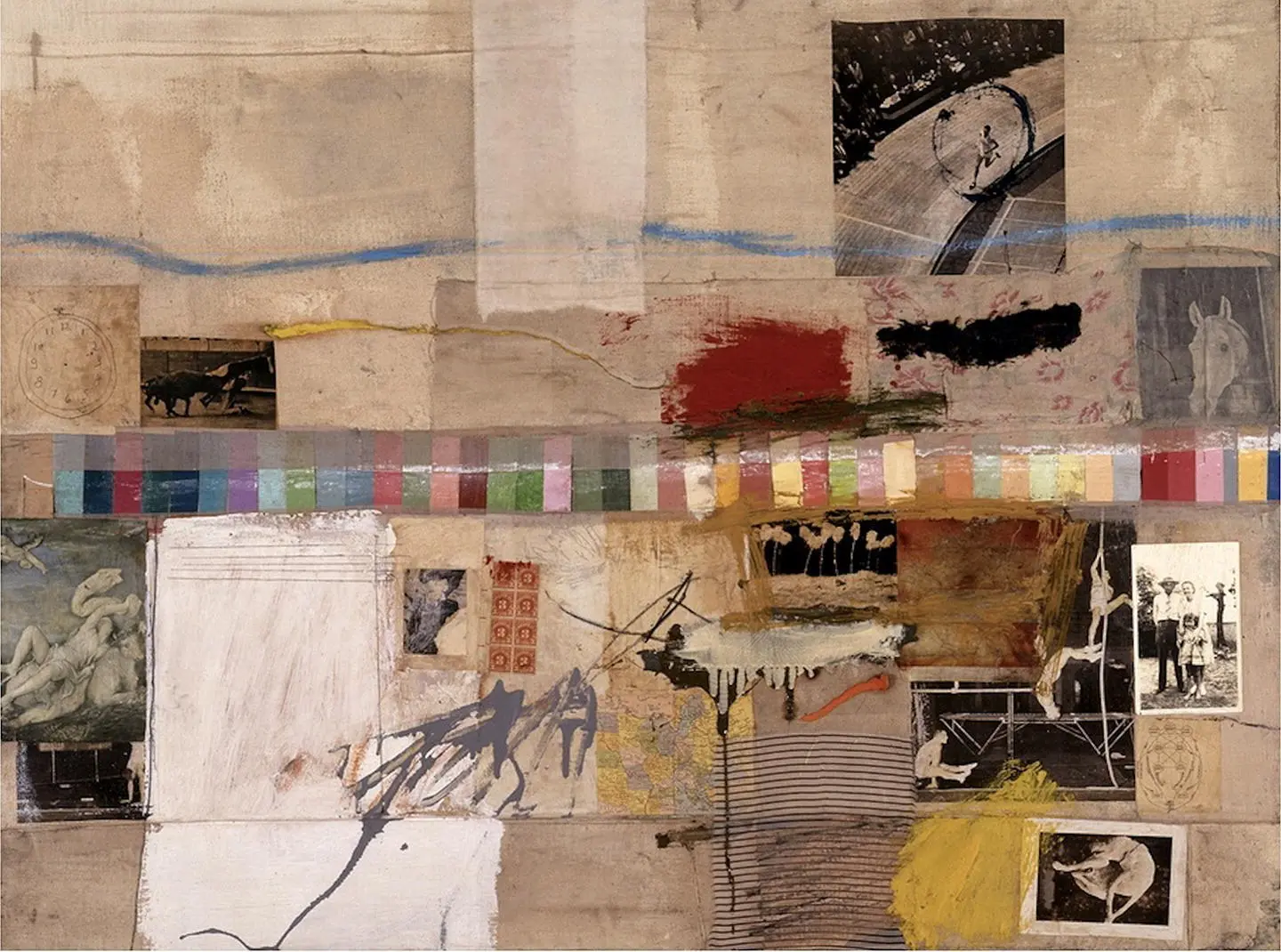 Figure 22 Robert Rauschenberg Small Rebus Oil graphite paint swatches - фото 3