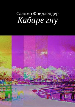 Саломо Фридлендер Кабаре гну обложка книги