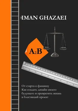 Iman Ghazaei A2B. От старта к финишу. Как создать дизайн своего будущего и превратить жизнь в блестящий проект обложка книги