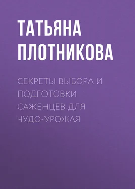 Татьяна Плотникова Секреты выбора и подготовки саженцев для чудо-урожая обложка книги