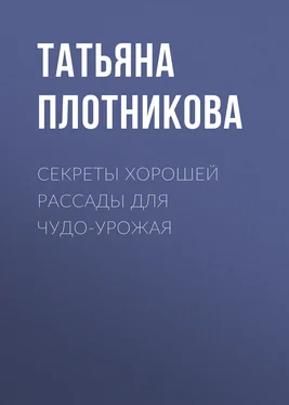 Татьяна Плотникова Секреты хорошей рассады для чудо-урожая обложка книги