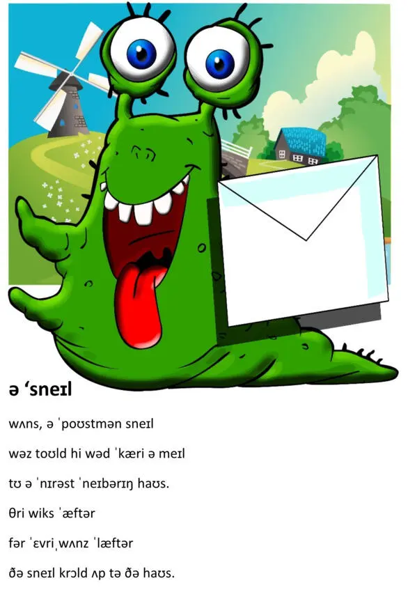 A SNAIL Once a postman snail Was told he would carry a mail To a nearest - фото 37