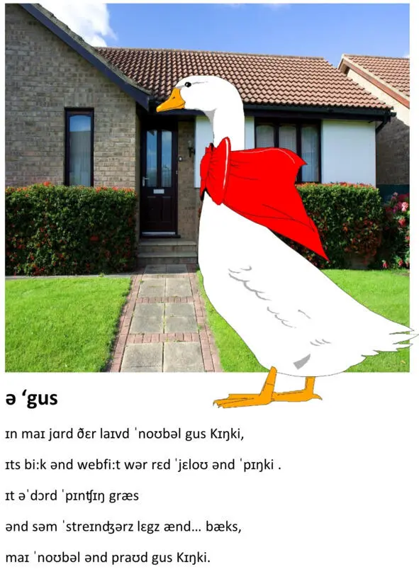 A GOOSE In my yard there lived noble goose Kinky Its beak and webfeet were - фото 43