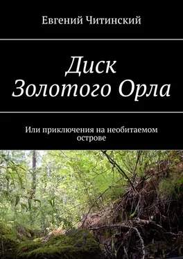 Евгений Читинский Диск Золотого Орла. Или приключения на необитаемом острове обложка книги