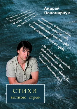 Андрей Пономарчук СТИХИ волною строк обложка книги