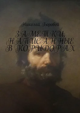 Николай Боровой Заметки, написанные в коридорах обложка книги
