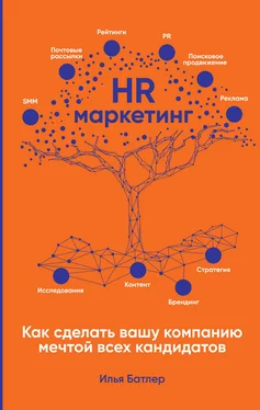 Илья Батлер HR-маркетинг. Как сделать вашу компанию мечтой всех кандидатов обложка книги