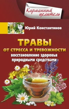 Юрий Константинов Травы от стресса и тревожности. Восстановление здоровья природными средствами обложка книги