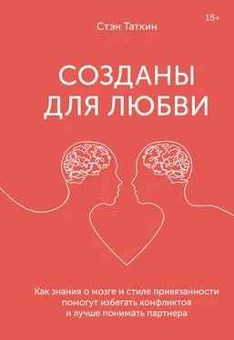 Стэн Таткин Созданы для любви. Как знания о мозге и стиле привязанности помогут избегать конфликтов и лучше понимать своего партнера обложка книги
