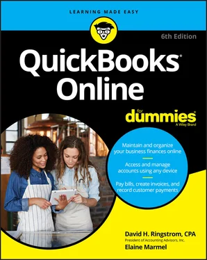 Elaine Marmel QuickBooks Online For Dummies обложка книги