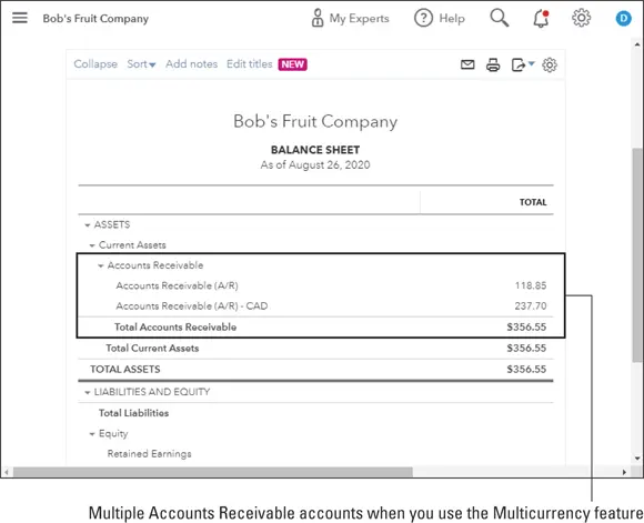 FIGURE 328QBO establishes separate Accounts Receivable accounts for - фото 92