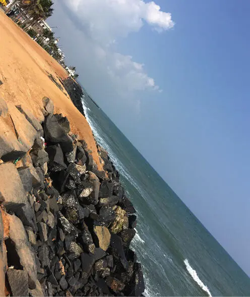Der schwarze Strand von Pondicherry Als wir weiter den Strand entlang - фото 19
