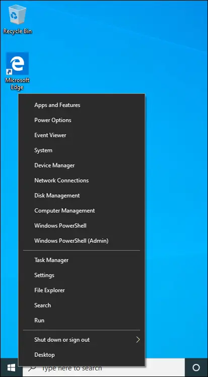 FIGURE 112The WinX or Power User menu can get you into the innards of - фото 133
