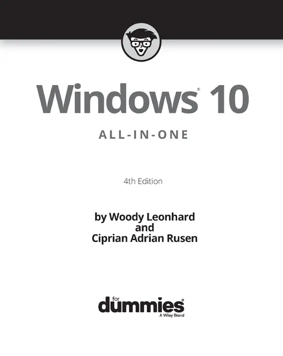 Windows 10 AllinOne For Dummies 4th Edition Published by John Wiley - фото 1