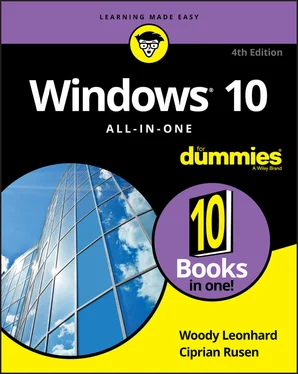 Woody Leonhard Windows 10 All-in-One For Dummies обложка книги