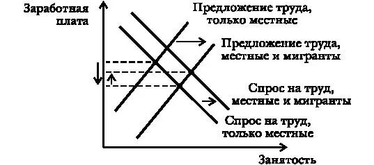 РИС 22 И снова экономическая теория на салфетке Почему рост миграции не - фото 2