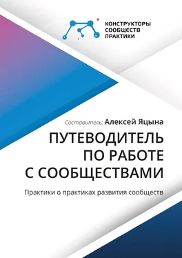 Алексей Яцына Путеводитель по работе с сообществами. Практики о практиках развития сообществ обложка книги