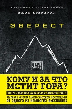 Джон Кракауэр Эверест. Кому и за что мстит гора? обложка книги