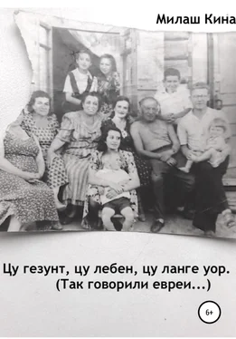 Милаш Кина Цу гезунт, цу лебен, цу ланге уор. (Так говорили евреи…) обложка книги