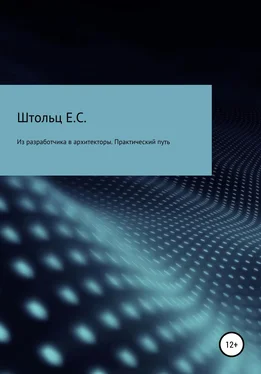 Евгений Штольц Из разработчика в архитекторы. Практический путь обложка книги