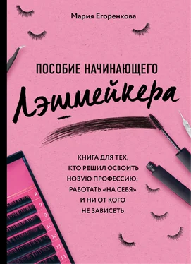 Мария Егоренкова Пособие начинающего лэшмейкера обложка книги