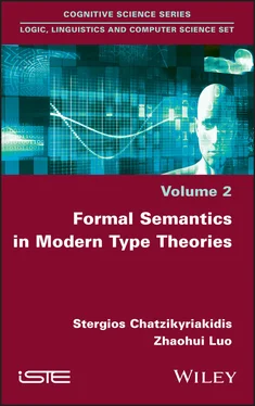 Stergios Chatzikyriakidis Formal Semantics in Modern Type Theories обложка книги