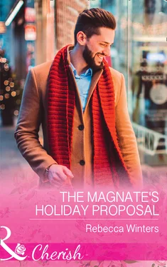 Rebecca Winters The Magnate's Holiday Proposal обложка книги