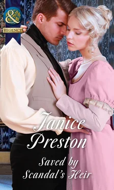 Janice Preston Saved By Scandal's Heir обложка книги