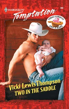 Vicki Lewis Thompson Two in the Saddle обложка книги