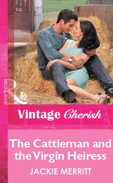Jackie Merritt The Cattleman And The Virgin Heiress обложка книги