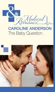 Caroline Anderson The Baby Question обложка книги